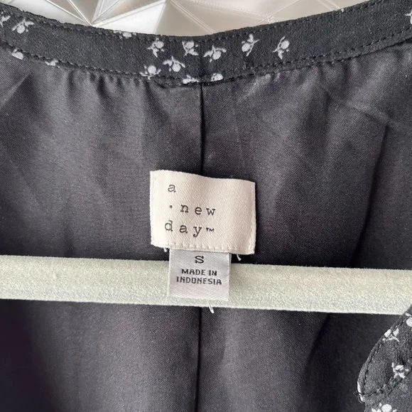 A New Day Target Maxi Full Length Black Floral Dress - Picture 10 of 12